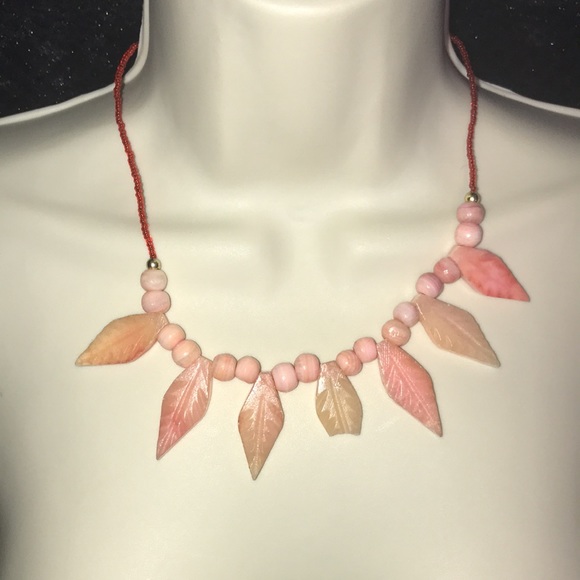 Vintage bead and stone necklace damaged - Picture 2 of 4